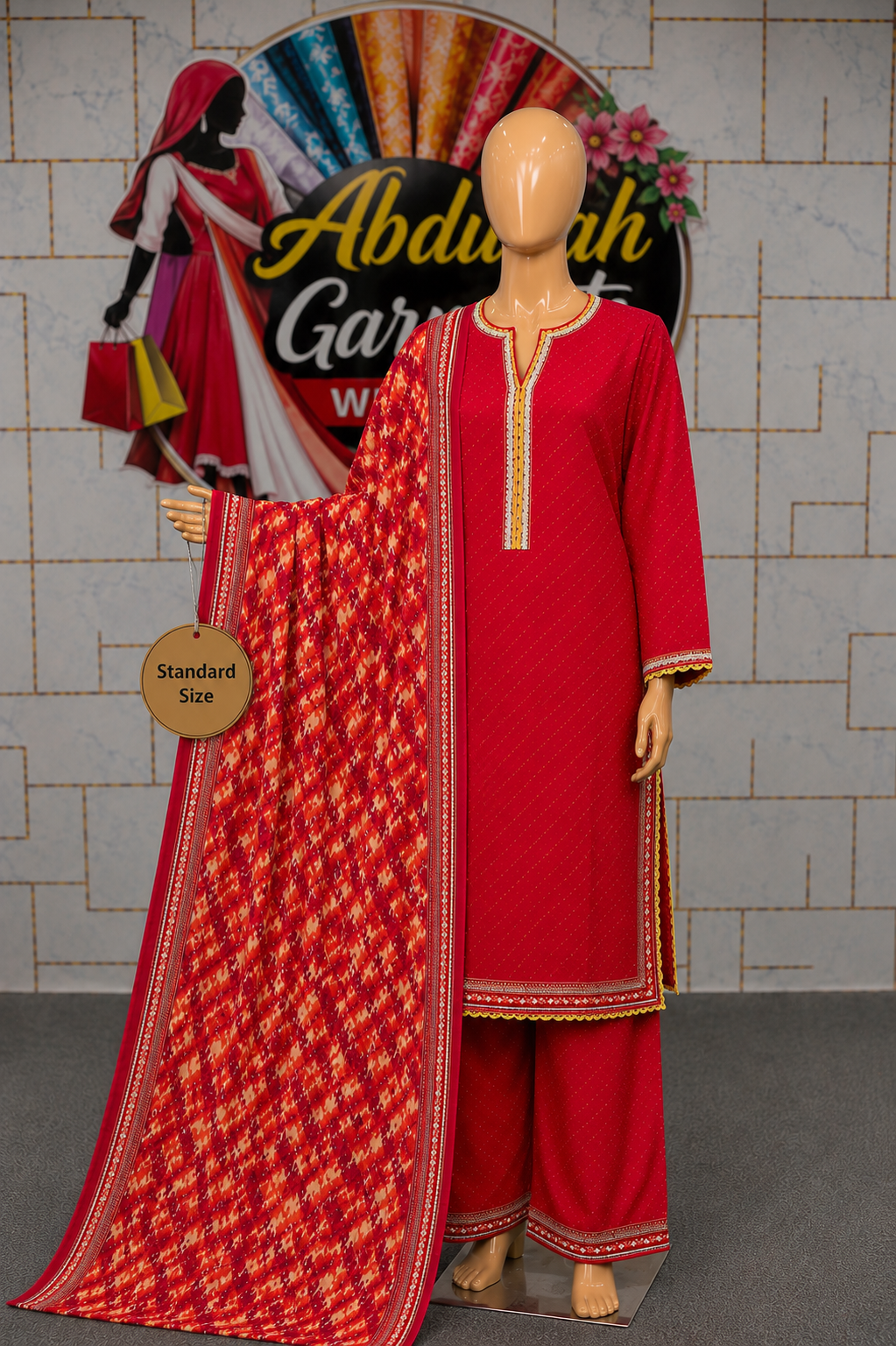 Bin Saeed 3Pc Printed Lawn – Wholesale Box (10 Pieces)