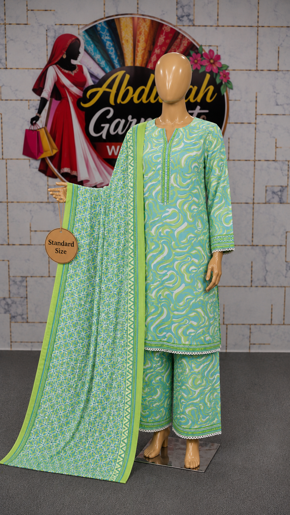 Bin Saeed 3Pc Printed Lawn – Wholesale Box (10 Pieces)