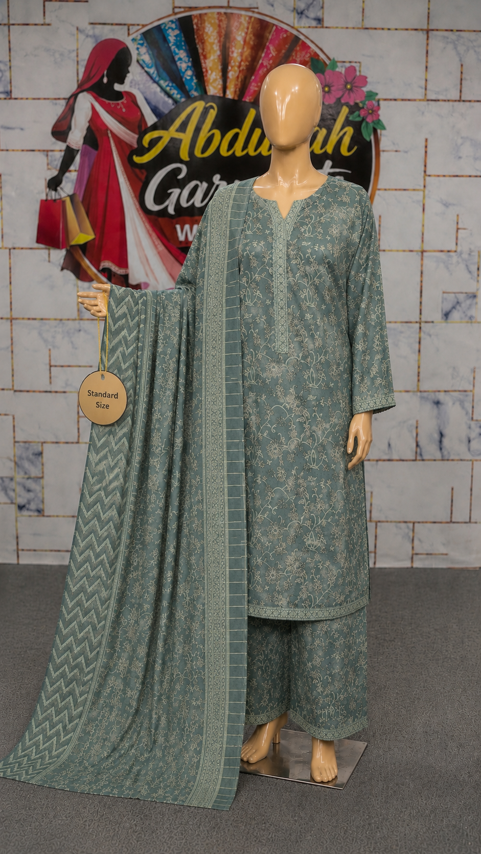 Bin Saeed 3Pc Printed Lawn – Wholesale Box (10 Pieces)