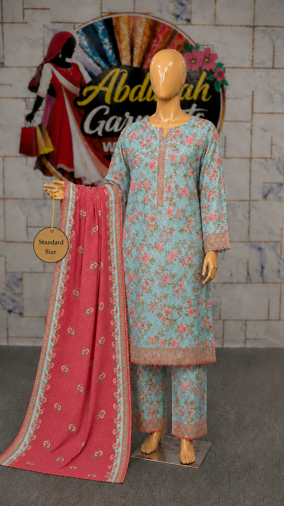 Bin Saeed 3Pc Printed Lawn – Wholesale Box (10 Pieces)