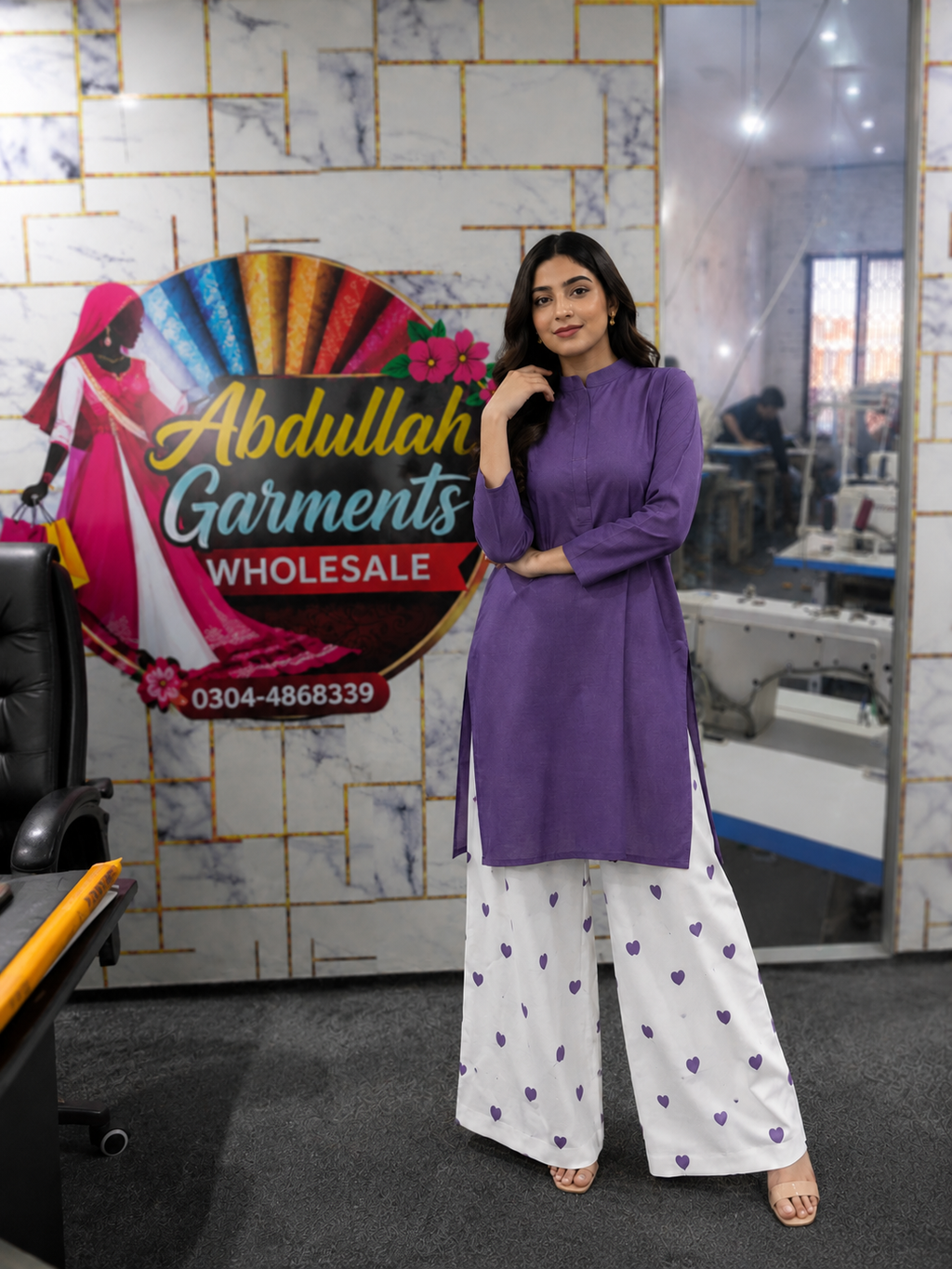 Trendy Lilac Casual 2Pc Lawn Suit – | Wholesale Box (10 Pieces)