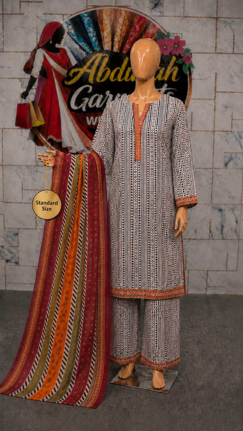 Bin Saeed 3Pc Printed Lawn – Wholesale Box (10 Pieces)
