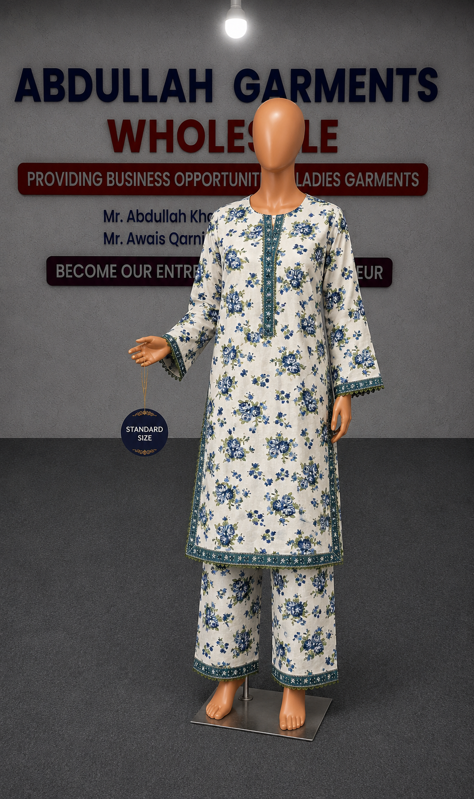 Bin Saeed 2Pc Printed Lawn – Wholesale Box (10 Pieces)