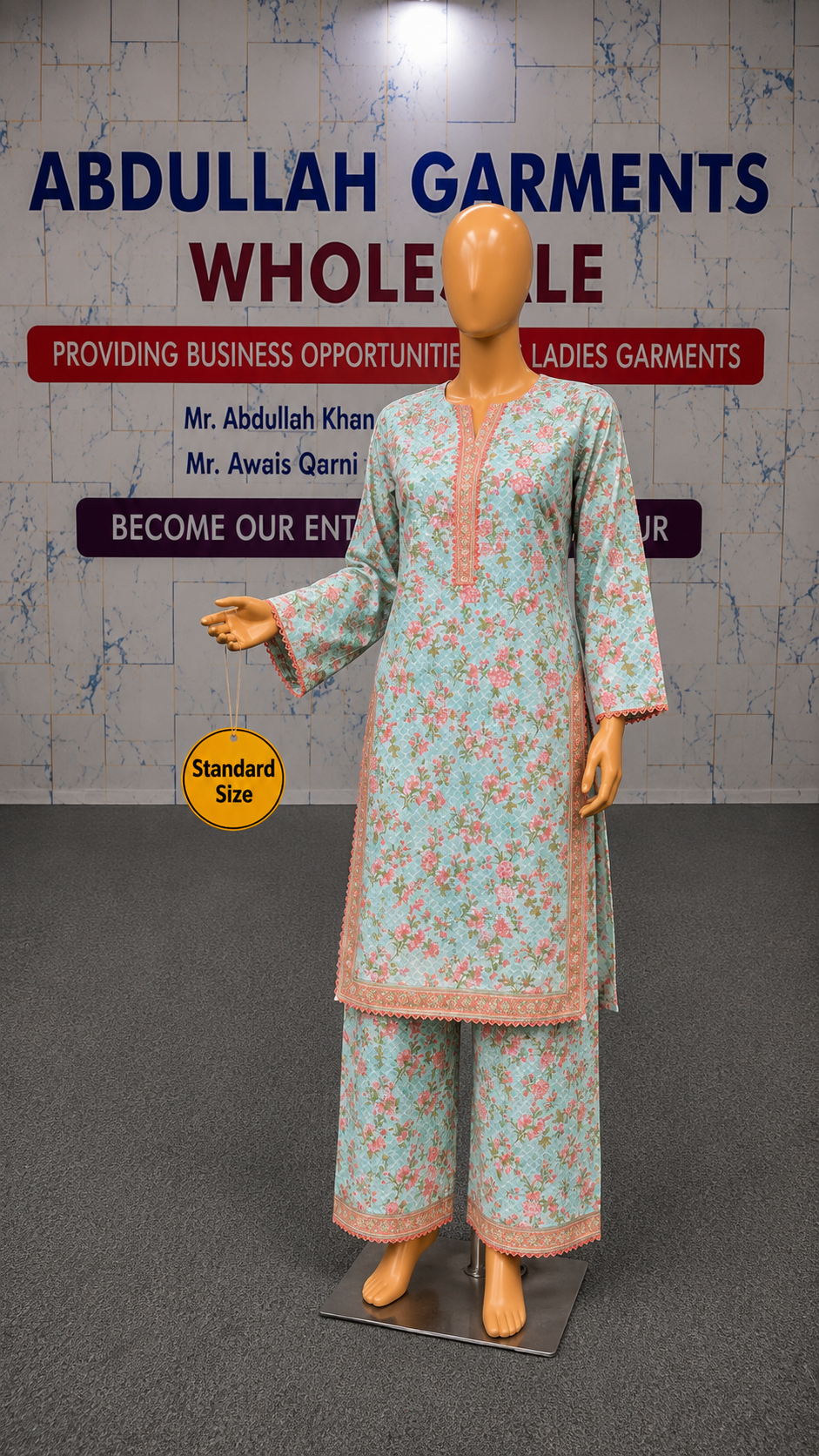 Bin Saeed 2Pc Printed Lawn – Wholesale Box (10 Pieces)