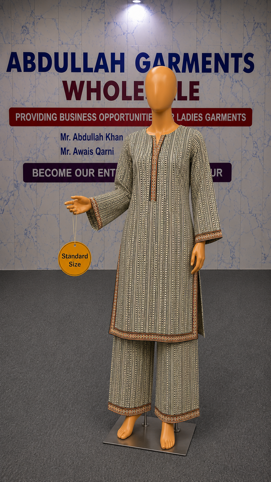 Bin Saeed 2Pc Printed Lawn – Wholesale Box (10 Pieces)