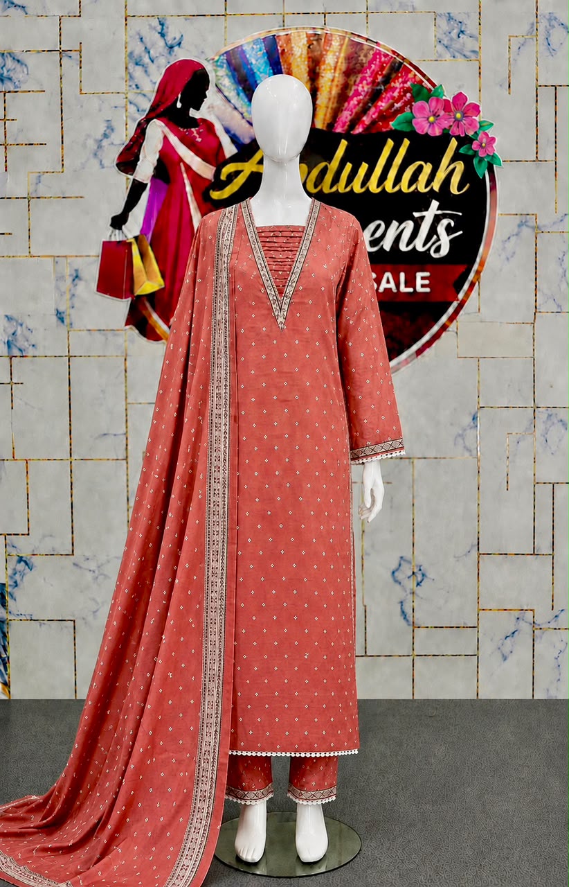 Bin Saeed 3Pc in Long Length Lawn – Wholesale Box (10 Pieces)
