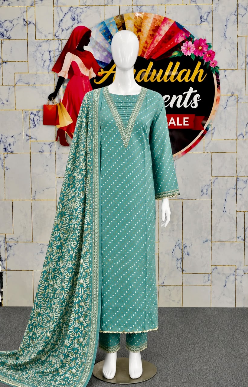 Bin Saeed 3Pc in Long Length Lawn – Wholesale Box (10 Pieces)