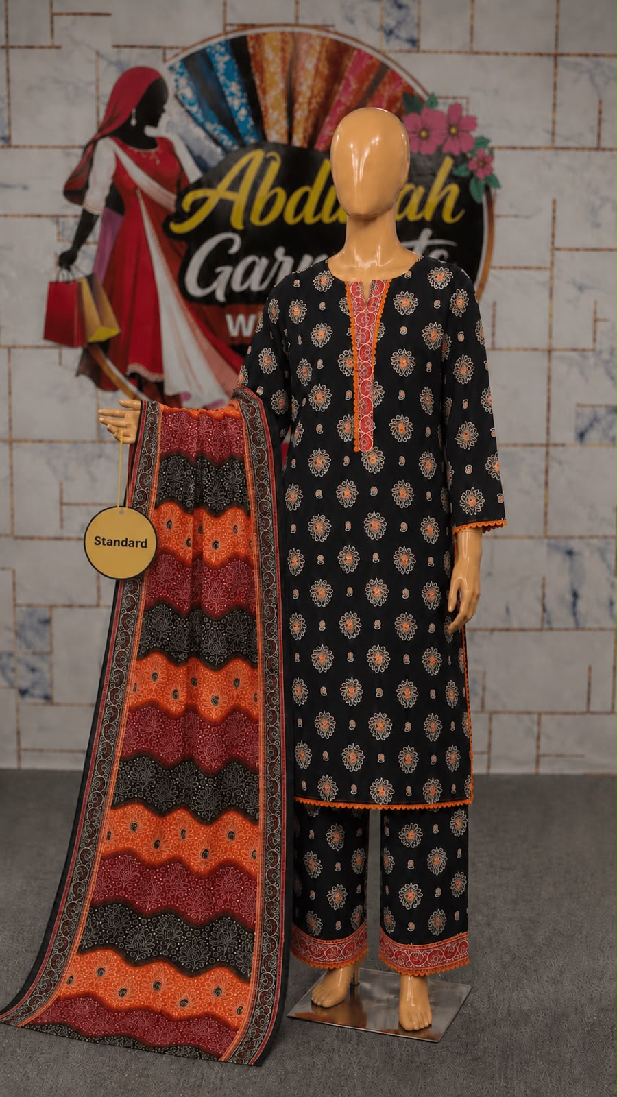 Bin Saeed 3Pc Printed Lawn – Wholesale Box (10 Pieces)
